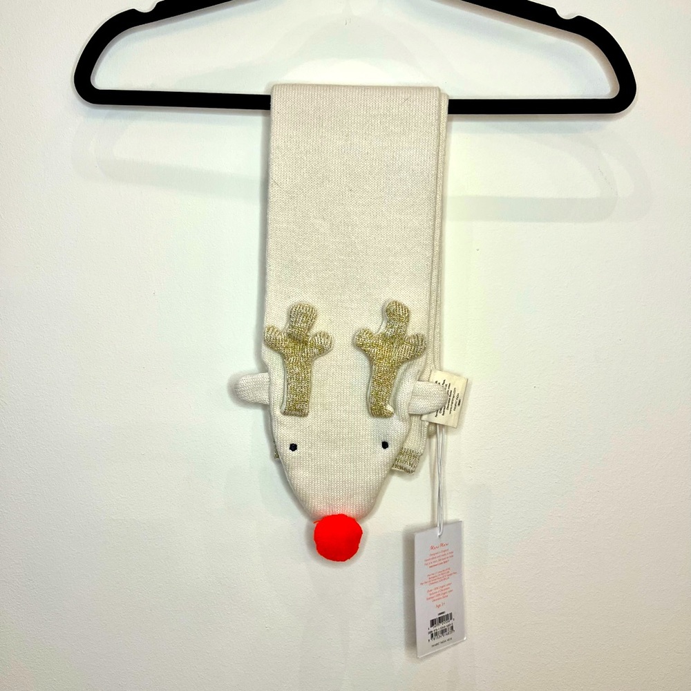 NWT Reindeer Scarf